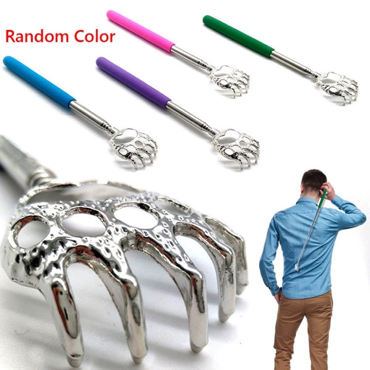 Bear Claw Shape Stainless Steel Telescopic Massage Scratcher, Random Color Delivery(Feet) by bashfashion