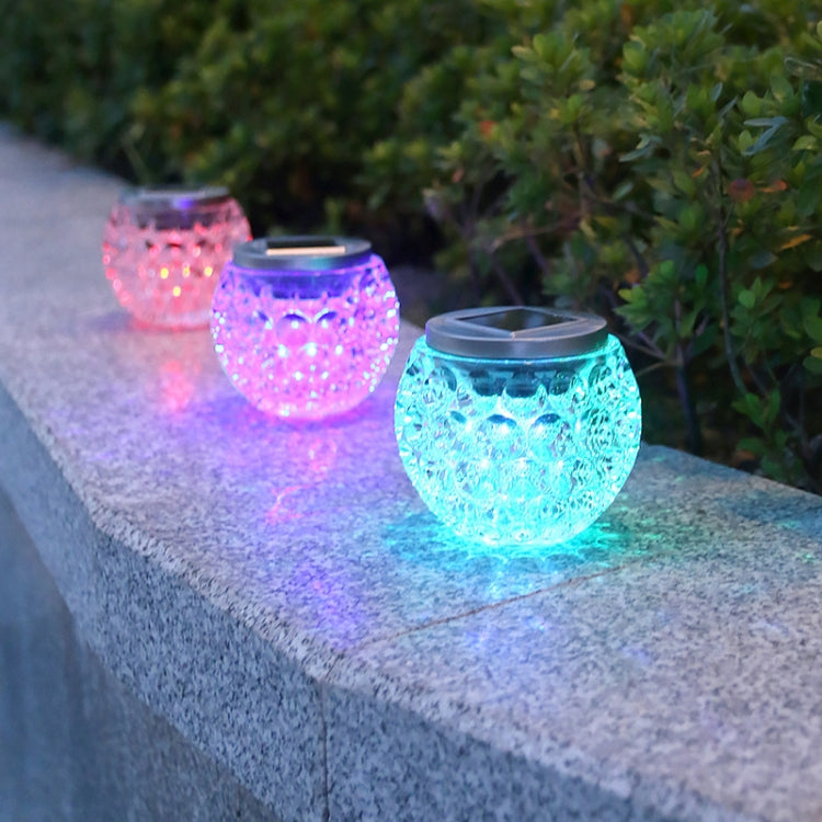 Solar Outdoor Wishing Glass Jar Courtyard Decoration Light(White Light) by bashfashion