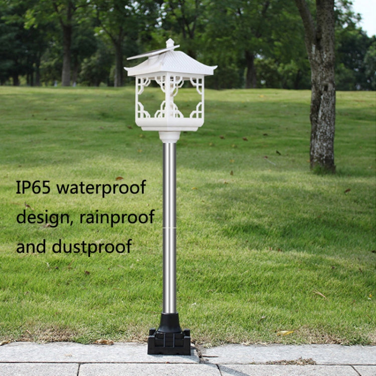 8 LED Solar Outdoor House Appearance Lawn Garden Decoration Light(Black Wall Lamp) by bashfashion