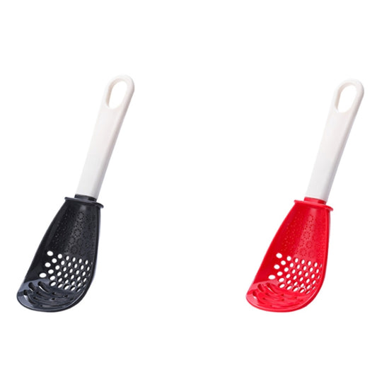 Kitchen Grinding And Draining Spoon(Red) by bashfashion