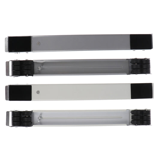 2 PCS Washing Machine Stand Movable Adjustable Refrigerator Base(Silver) by bashfashion