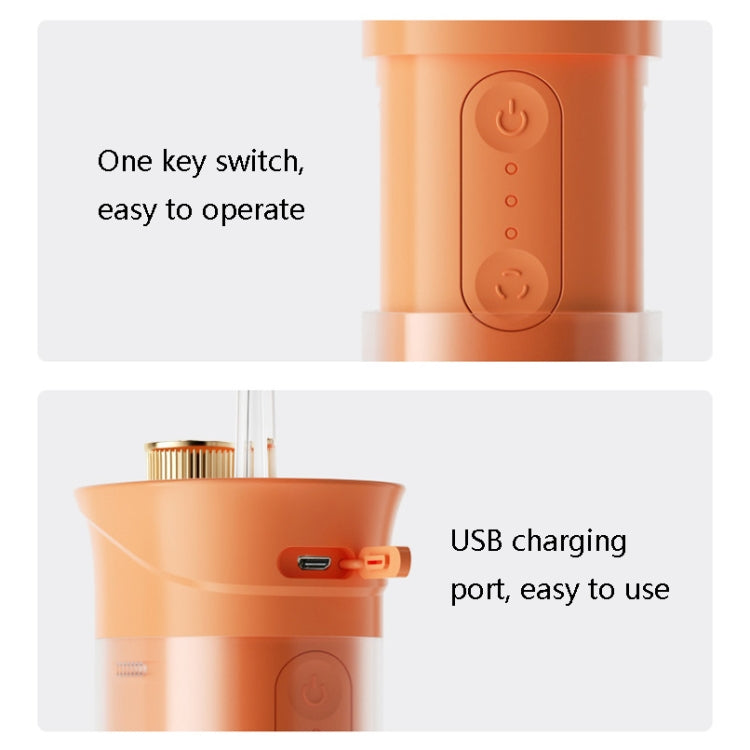 S57 Household Portable Electric Tooth Flusher(Green with 4 Nozzles) by bashfashion