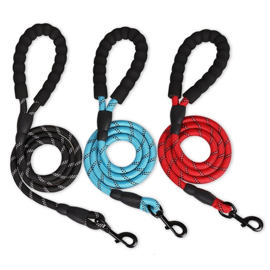 Pet Supplies Reflective Dog Pull Rope, Size: Long 150cm Thick 0.8cm(Black) by bashfashion