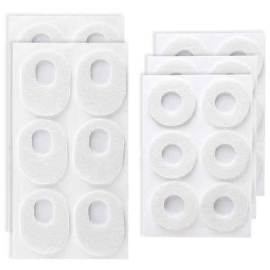 Felt Chicken Eye Stick Foot Pain and Anti-wear Patch(Oval) by bashfashion