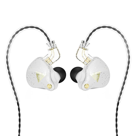 QKZ AK6 PRO HiFi Subwoofer In-Ear Wired Headphones with Mic(White) by QKZ