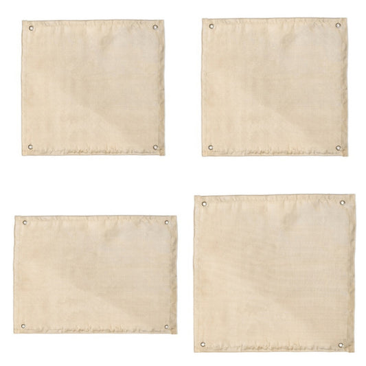 Outdoor Camping Fiberglass Heat Insulation Pad Fireproof Cloth, Size: 56x80cm by bashfashion