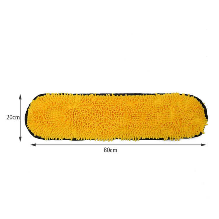 Hand-Inserted Chenille Pet Bath Towel(Yellow) by bashfashion