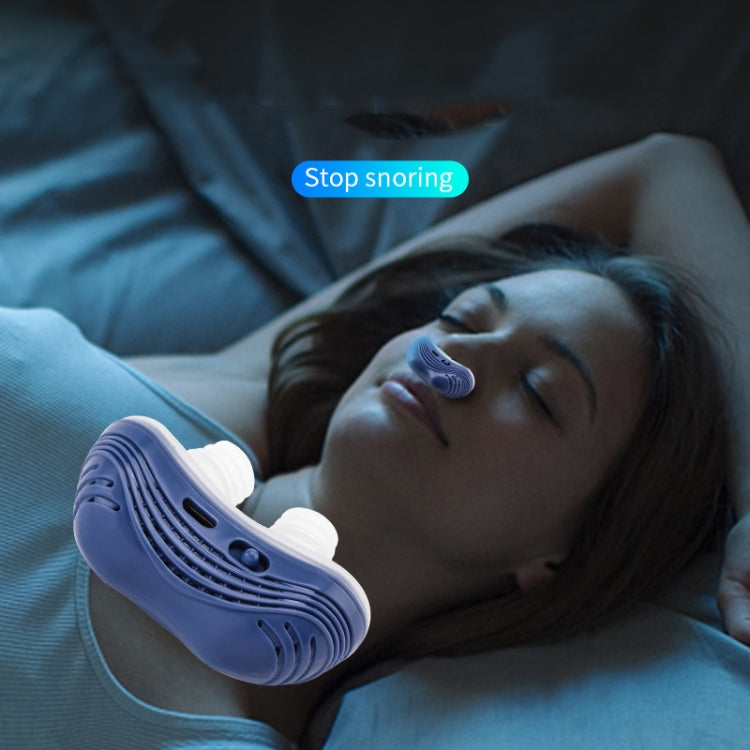 Sleeping Anti-snoring Electric Anti-snoring Device(Blue) by bashfashion