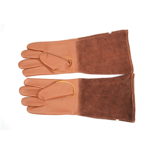 1 Pair JJ-GD102 Floral Garden Cut-Resistant Genuine Leather Gloves, Size: S by bashfashion