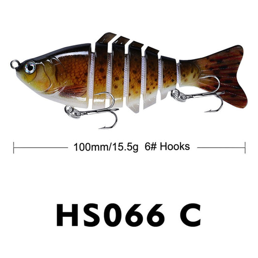 PROBEROS HS066 10cm 15.5g Sea Fishing Simulation Road Sub-Bait(C) by bashfashion