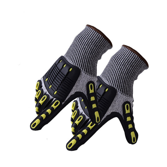 Outdoor Cycling TPR Cut-proof Wear-Resistant Gloves, Size: L(1008) by bashfashion