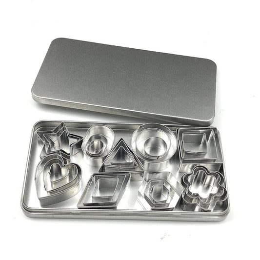 27 PCS / Set Stainless Steel Biscuit Mold by bashfashion