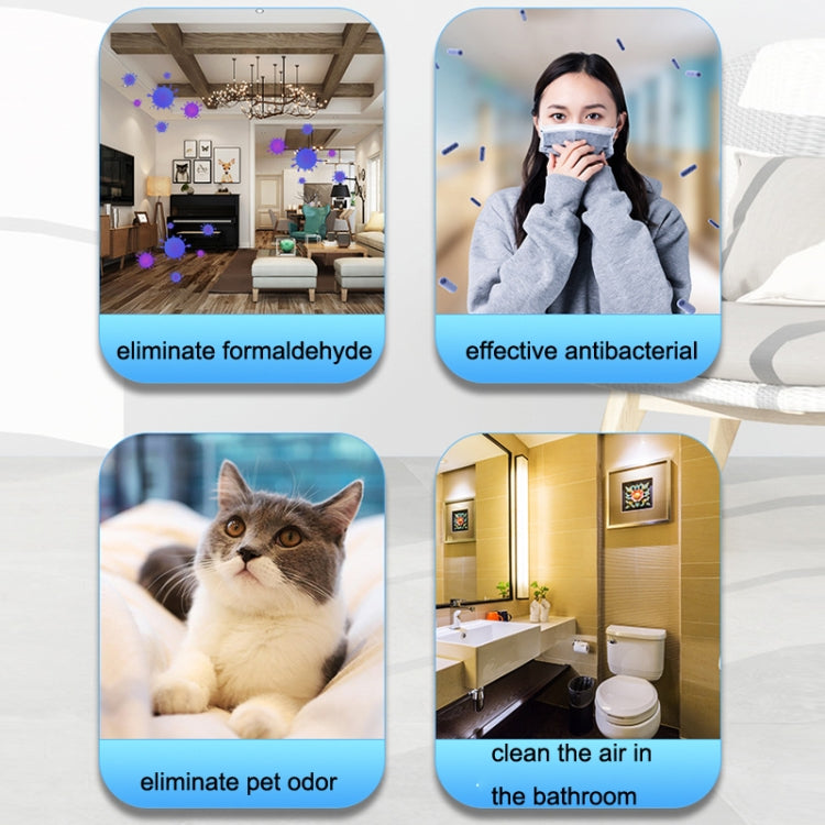 CT02 Negative Ion Air Purifier Pet Deodorant Removal Cleaner, Product specifications: EU Plug(Black) by bashfashion