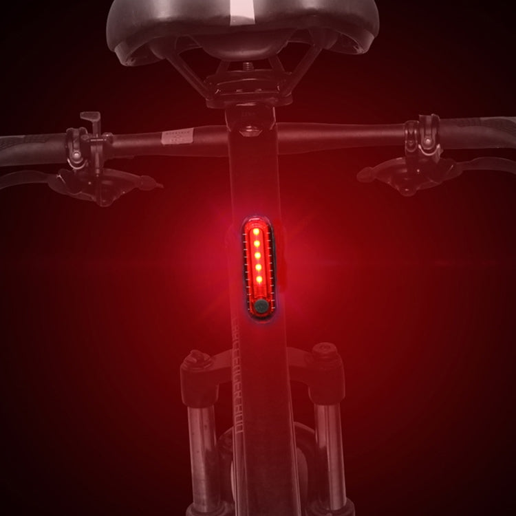Bicycle Charging Waterproof Warning Light(Red) by bashfashion