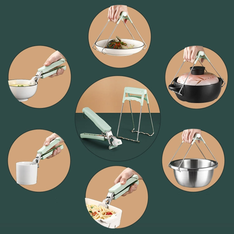 3 PCS Kitchen Anti-scald Heat Insulation Clip, Specification: Disk Clip (Blue) by bashfashion