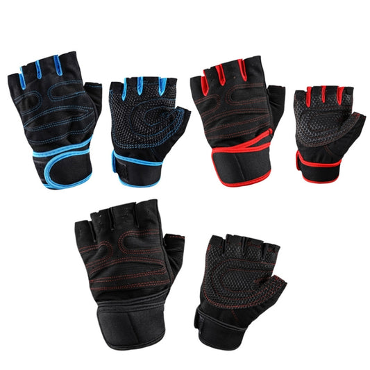ST-2120 Gym Exercise Equipment Anti-Slip Gloves, Size: XL(Red) by bashfashion