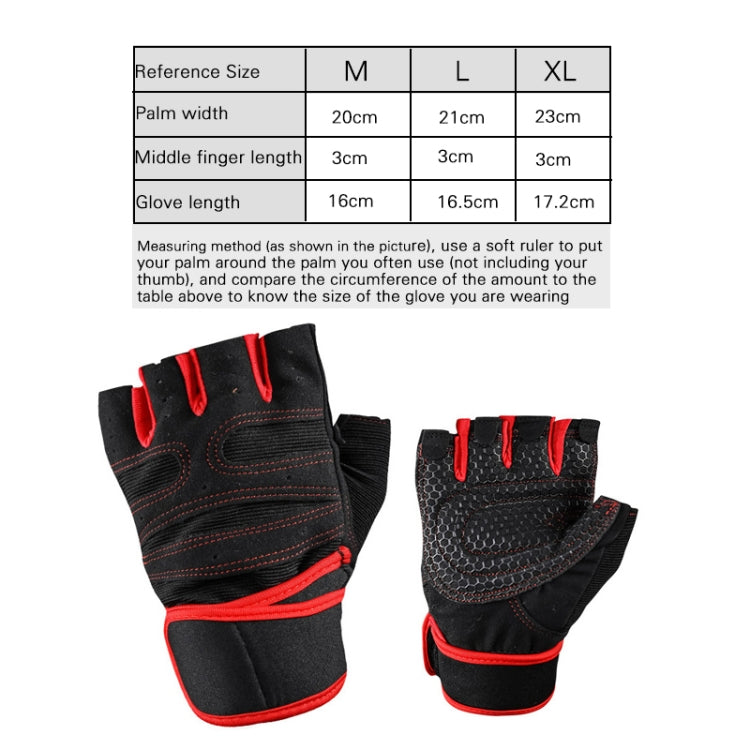 ST-2120 Gym Exercise Equipment Anti-Slip Gloves, Size: XL(Blue) by bashfashion