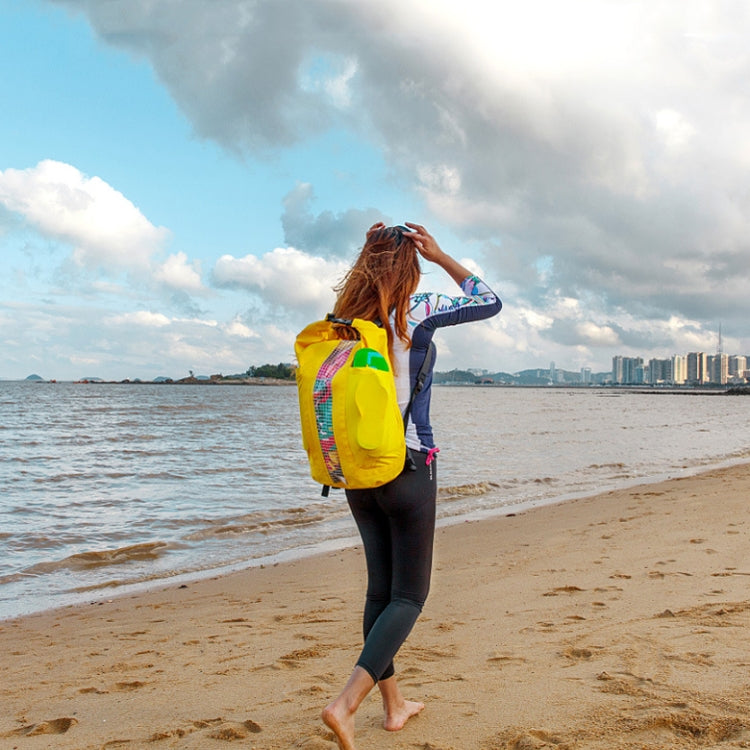 AFISHTOUR FW2074 25L Outdoor Swimming Drifting Waterproof Bag(Yellow) by AFISHTOUR