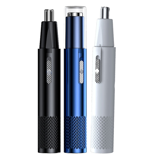 YD-112 Electric Nasal Hair Cutting Shear, Style: Nose Hair Device+Shaver(Blue) by bashfashion