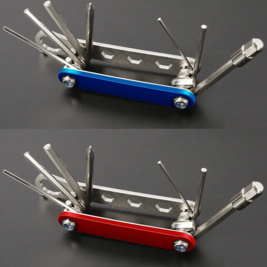 Bicycle 12 In 1 Portable Repair Tool(Blue) by bashfashion