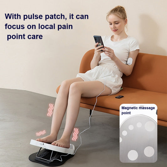 KL-808 EMS Foot Massager Massage Foot Mat Fitness Tilt Pedal,EU Plug With Remote Control by bashfashion