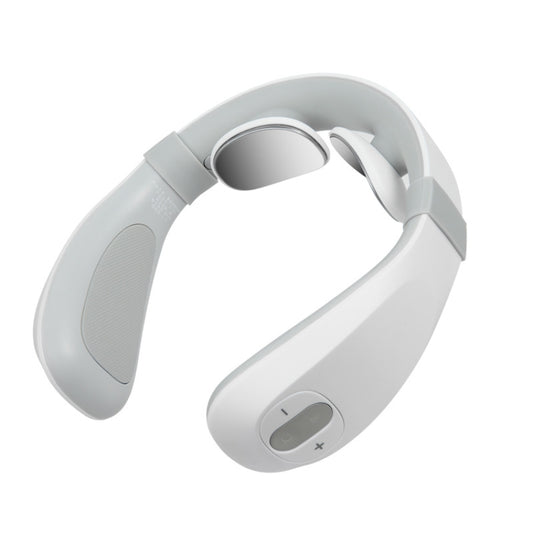 Smart Charging Neck Pulse Cervical Massager, Specification: English(White) by bashfashion