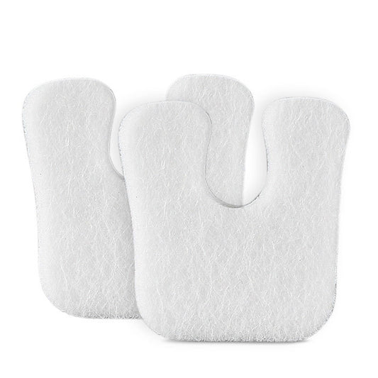 U-Type Sheep Felt Hairy Function Stickers(White) by bashfashion