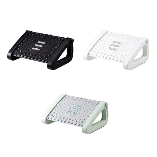 Office Computer Set Up Foot Stool Foot Massage Pedal(White) by bashfashion