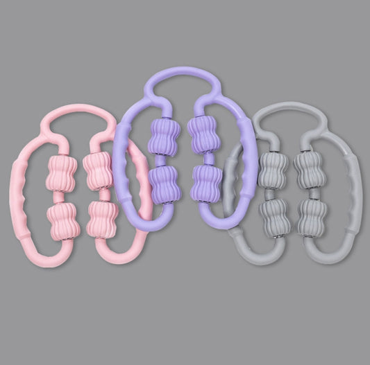 Ring-shaped Stovepipe Foam Roller Massage Roller(Random Color Deliver) by bashfashion