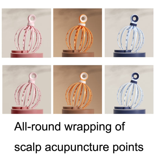 D18 Head Massager Relax Scalp Meridian Massager, Style: 18 Claw (Yellow) by bashfashion