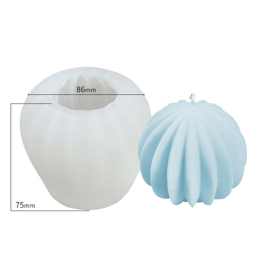 Scented Candle Silicone Mold DIY Handmade Soap Mold, Specification: Sector by bashfashion