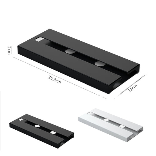 2 PCS Living Room Kitchen Free Punch Goblet Wine Glass Hanging Rack(Black) by bashfashion