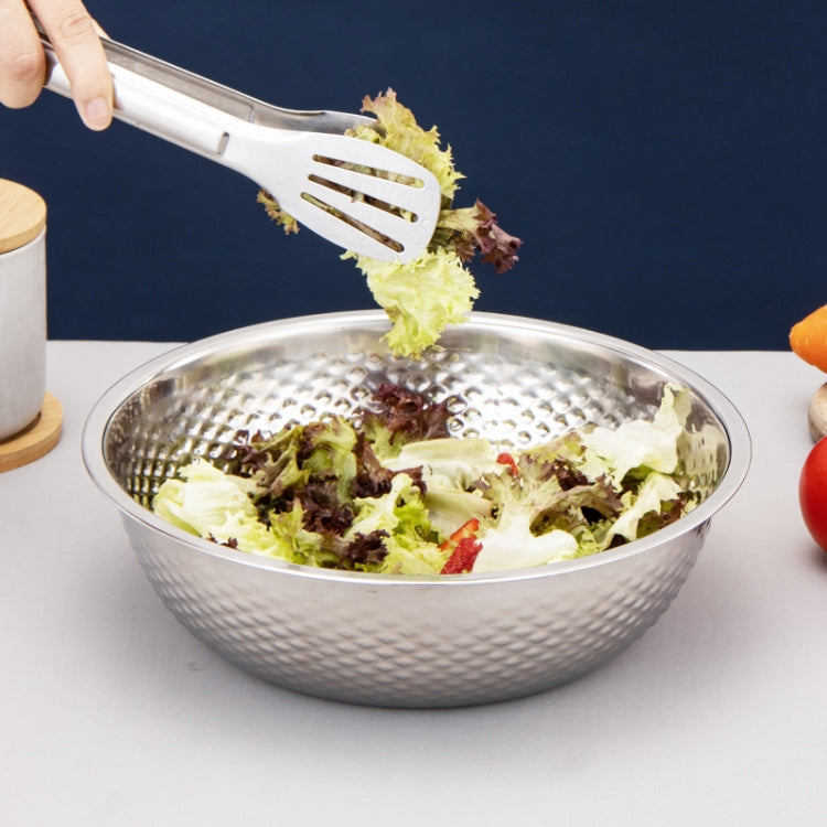 3 PCS / Set SiGang Stainless Steel Rice Washing and Vegetable Draining Basin(24cm+26cm+28cm) by bashfashion