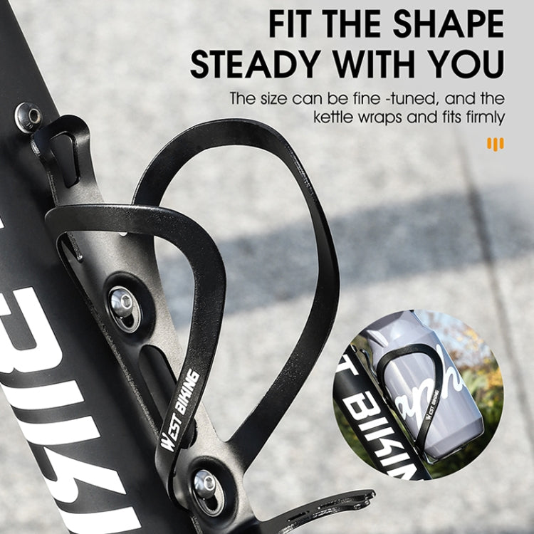 WEST BIKING Bicycle Aluminum Beverage Bottle Holder(Black) by WEST BIKING