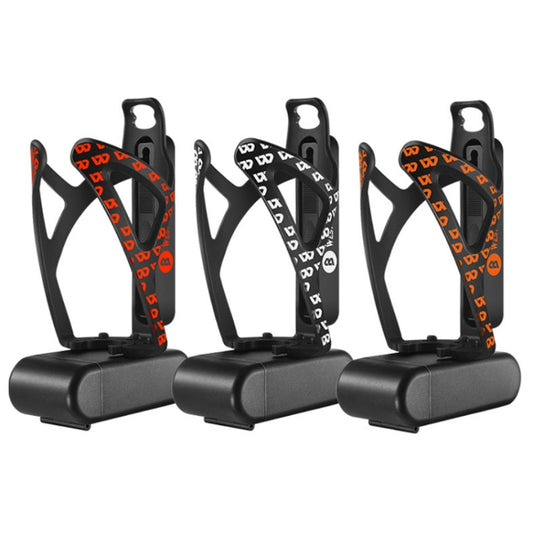 WEST BIKING Bicycle Multifunctional Bottle Cage Tire Lever Tool Box(Black Orange) by bashfashion