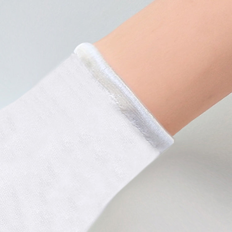 1pair Bride Gloves Satin Long Vintage Travel Sunscreen Dress Wedding Gloves(Light Purple) by bashfashion