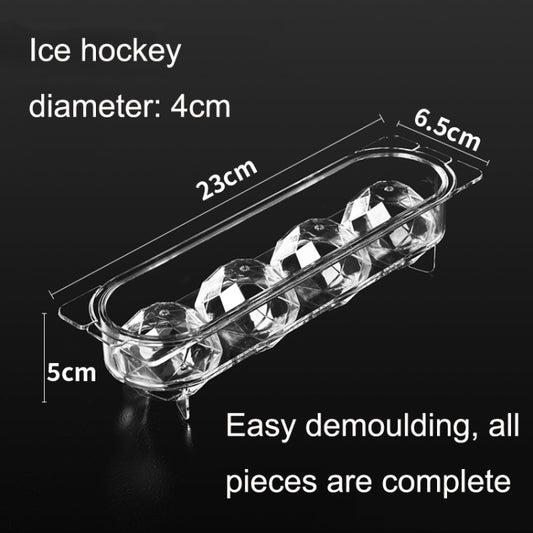 Household Food Grade Transparent Round Ice Cube Mold, Size: Medium by bashfashion