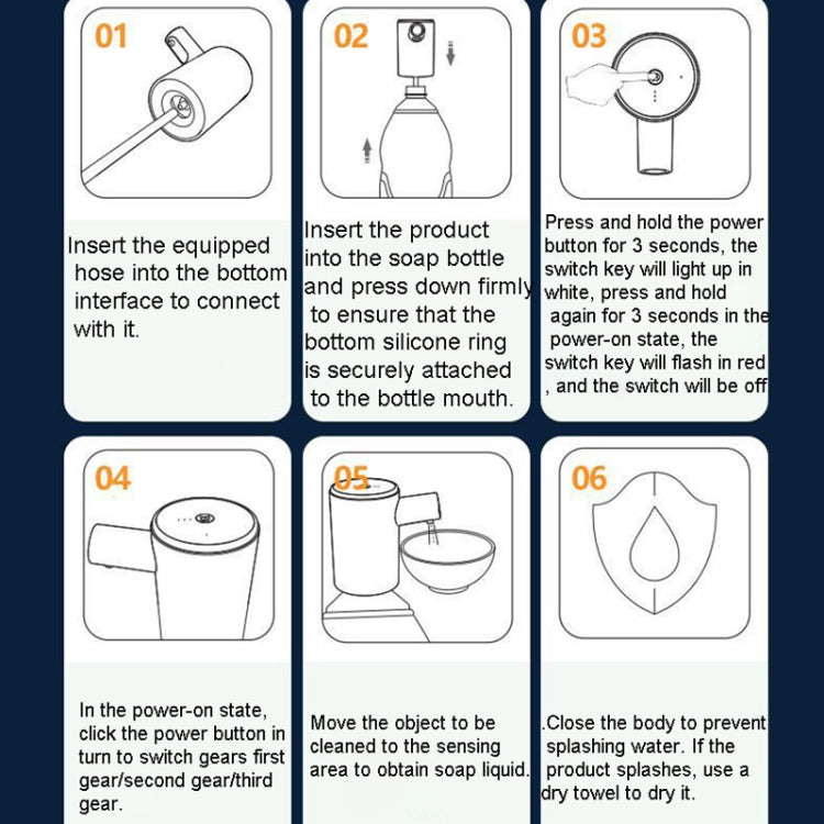 Smart Induction Hand Washing Machine Touch-Free Automatic Soap Dispenser(Blue) by bashfashion