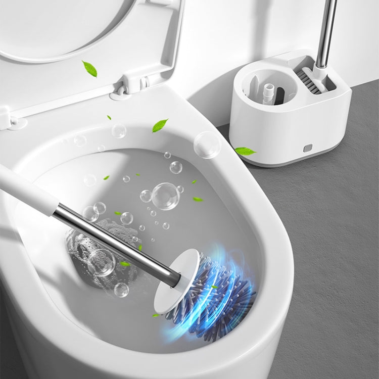 MT2 Silicone Double Brushs Head Toilet Brush Set, Colour: Landing Type by bashfashion