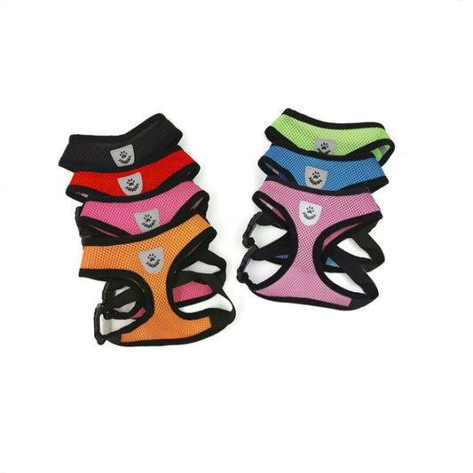 Pet Chest Strap Small Medium Dog Cat Breathable Dog Walking Vest, Size: S Chest Back(Pink) by bashfashion