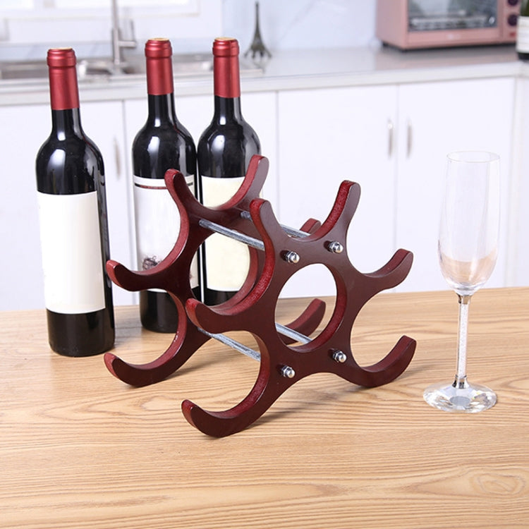 Living Room Bar Wine Rack Decorative Ornaments(Red) by bashfashion