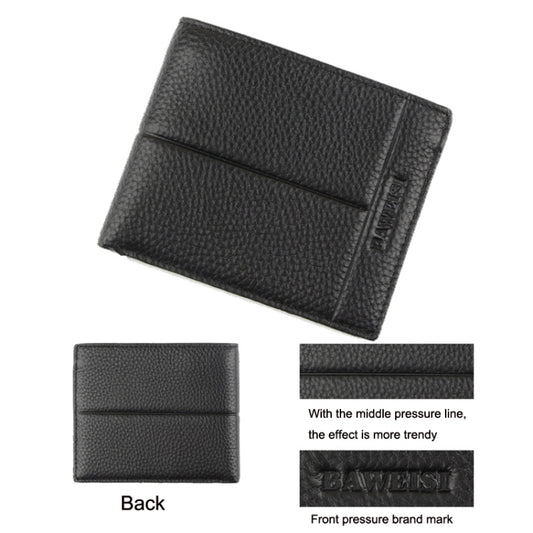 Baweisi A-65104-1 Men Casual Short RFID Wallet Multifunctional Card Holder by Baweisi