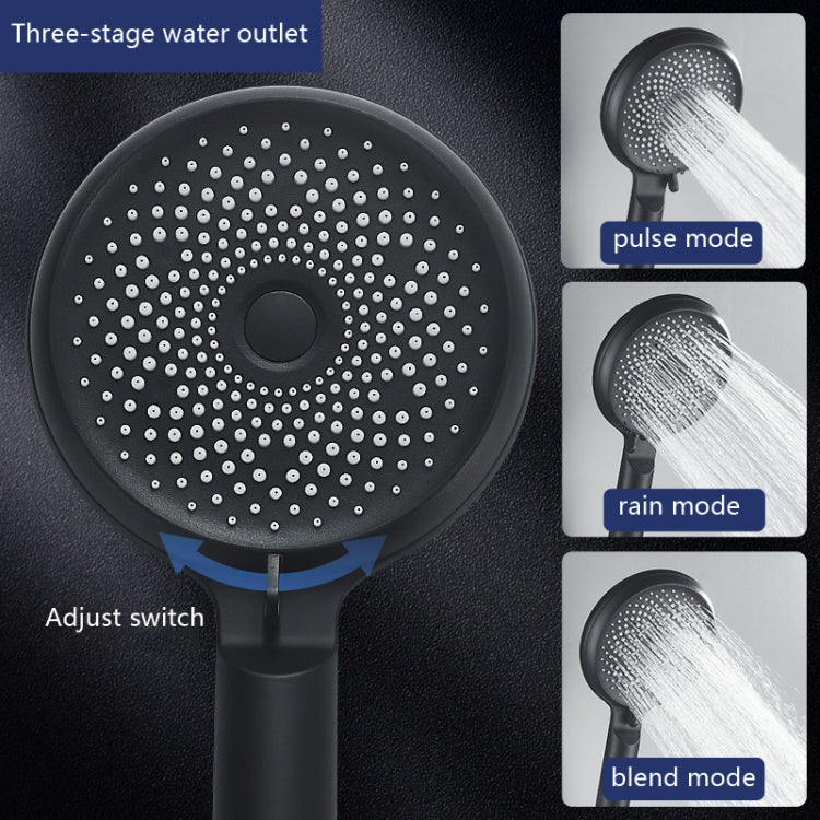 Home Handheld Silicone Supercharged Shower Nozzle, Style: Silver by bashfashion