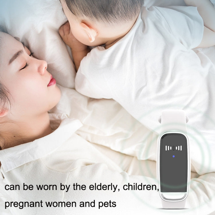 M70 Ultrasonic Mosquito Repellent Bracelet Outdoor Mosquito Repellent(White) by bashfashion