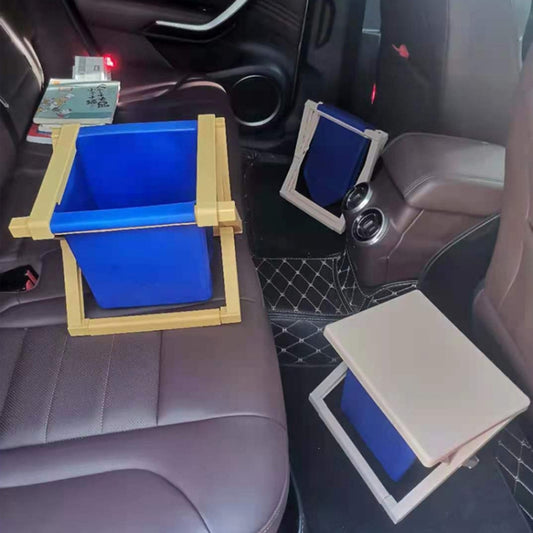 Multipurpose Portable Folding Toilet with Cover Outdoor Travel Emergency Toilet(Yellow) by bashfashion