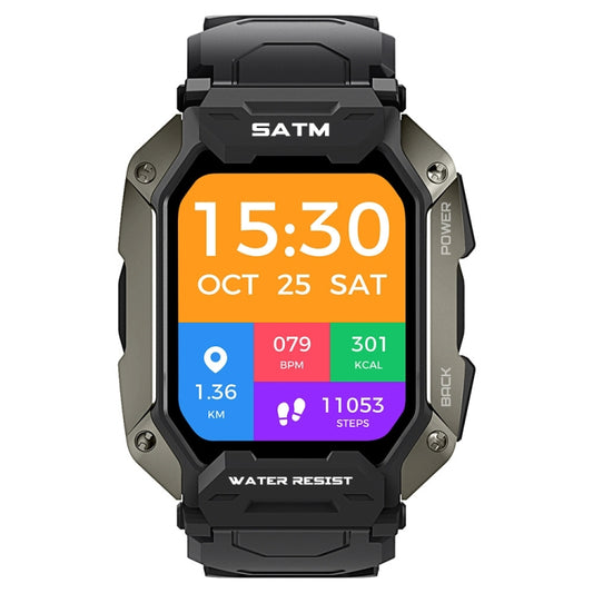 SATM M1 Outdoor Waterproof Bluetooth Smart Watch(Black) by bashfashion