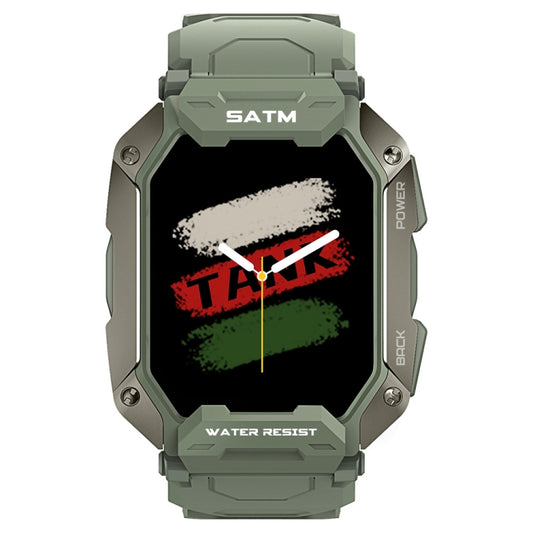 SATM M1 Outdoor Waterproof Bluetooth Smart Watch(Green) by bashfashion