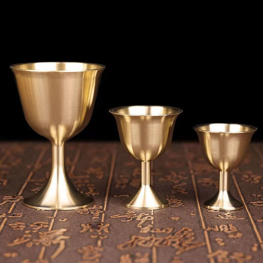 Bar Cocktail Whiskey Pure Copper Goblet, Standard sizes: Medium(Copper Color Carton Package) by bashfashion