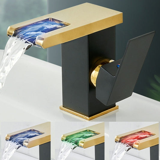Smart Color-changing Temperature Recognition Faucet, Specification: E Style by bashfashion