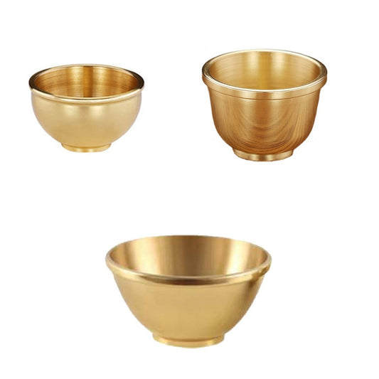 Pure Copper Thickened Water Cup For Buddha, Size: Large(Copper Color OPP Package) by bashfashion